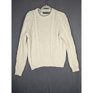 Polo Ralph Lauren Men’s Cotton Fisherman’s Cable Knit Sweater Large